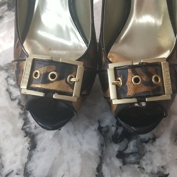 Guess leopard print platforms - Picture 2 of 14